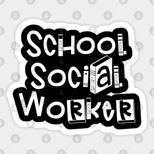 School Social Worker Sticker by Adisa_store